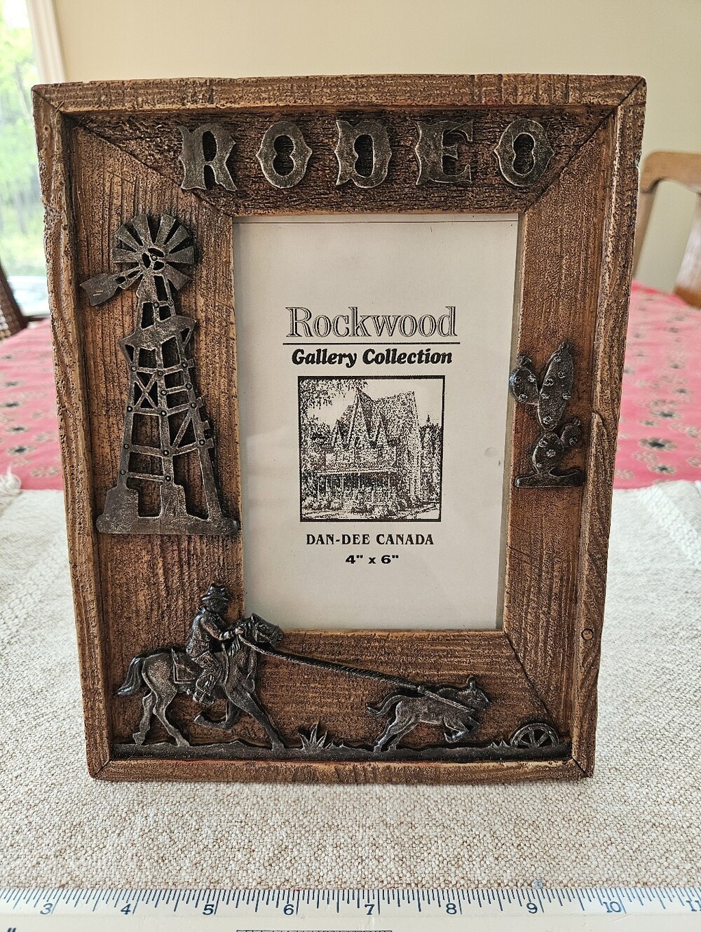 Rockwood Gallery Collection Dan-dee Canada Western Cowboy Rodeo Frame 4"x6"